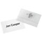 Q-Connect Name Badge Inserts, 90x54mm, 25 Sheetsx10 Inserts