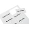 Q-Connect Name Badge Inserts, 90x54mm, 25 Sheetsx10 Inserts