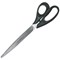 Q-Connect Ergonomic All Purpose Scissors, Stainless Steel, 255mm, Black