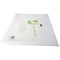 Q-Connect A3 Popper Wallets, Clear, Pack of 12