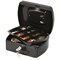 Q-Connect Cash Box 8 Inch - Black
