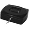 Q-Connect Cash Box 10 Inch - Black