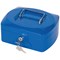 Q-Connect Cash Box 8 Inch - Blue