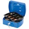 Q-Connect Cash Box 8 Inch - Blue