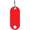 Q-Connect Key Fobs with 2 Punched Holes Red Pack of 100 KF02691