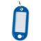 Q-Connect Key Fobs with 2 Punched Holes Blue Pack of 100 KF02694