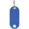 Q-Connect Key Fobs with 2 Punched Holes Blue Pack of 100 KF02694