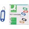 Q-Connect Key Fobs with 2 Punched Holes Blue Pack of 100 KF02694