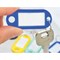 Q-Connect Key Fobs with 2 Punched Holes Blue Pack of 100 KF02694