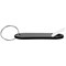 Q-Connect Key Fobs with 2 Punched Holes Black Pack of 100 KF02696