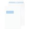 Q-Connect C4 Window Envelopes, Peel and Seal, 100gsm, White, Pack of 250