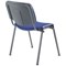 Jemini Ultra Multipurpose Black Frame Stacking Chair, Blue