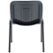 Jemini Ultra Multipurpose Black Frame Stacking Chair, Charcoal