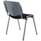 Jemini Ultra Multipurpose Black Frame Stacking Chair, Charcoal