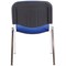Jemini Ultra Multipurpose Chrome Frame Stacking Chair, Blue