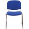 Jemini Ultra Multipurpose Chrome Frame Stacking Chair, Blue