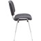 Jemini Ultra Multipurpose Chrome Frame Stacking Chair, Charcoal