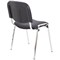 Jemini Ultra Multipurpose Chrome Frame Stacking Chair, Charcoal