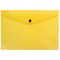 Q-Connect A4 Popper Wallets, Yellow, Pack of 12