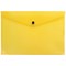 Q-Connect A4 Popper Wallets, Yellow, Pack of 12