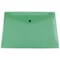 Q-Connect A4 Popper Wallets, Green, Pack of 12