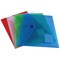 Q-Connect A5 Popper Wallets, Assorted, Pack of 12
