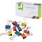 Q-Connect Foldback Clip 19mm Assorted (Pack of 10)