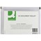 Q-Connect A5 Document Zip Filing Bags, Clear, Pack of 10