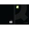 Q-Connect Casebound Notebook, A5, Ruled, 192 Pages, Black, Pack of 3