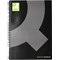 Q-Connect Wirebound Notebook, A4, Ruled, 160 Pages, Black, Pack of 3 Q-Connect Wirebound Notebook, A4, Ruled, 160 Pages, Black, Pack of 3