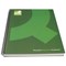 Q-Connect Wirebound Recycled Executive Notebook, A4, Ruled, 160 Pages, Green, Pack of 3