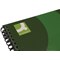Q-Connect Wirebound Recycled Executive Notebook, A5, Ruled, 160 Pages, Green, Pack of 3