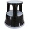 Q-Connect Metal Step Stool, Black