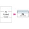 Q-Connect DL Wallet Envelopes, Self Seal, 80gsm, White, Pack of 250