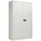 Jemini Tall Steel Stationery Cupboard, 3 Shelves, 1810mm High, Grey