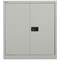 Jemini Medium Steel Stationery Cupboard, 1 Shelf, 1005mm High, Grey