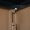 Jemini Extra Tall Metal Stationery Cupboard, 4 Shelves, 1960mm High, Coffee and Cream