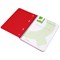 Q-Connect Wirebound Pad, A5, Ruled, 160 Pages, Transparent Red, Pack of 5