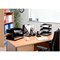Q-Connect Desk Tidy, 6 Compartments, Black