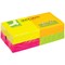 Q-Connect Quick Notes, 76 x 76mm, Neon, Pack of 12 x 80 Notes