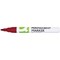 Q-Connect Permanent Marker Bullet Tip 4mm Red Pack of 10