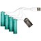 Q-Connect USB C Rechargeable Lithium AA Batteries, Pack of 4