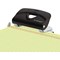 Q-Connect Lightweight Metal Desk Hole Punch Black