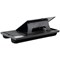 Q-Connect Laptop Stand with Mousepad and Phone Holder, Adjustable Height and Tilt, Black