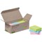 Q-Connect Recycled Notes, 38 x 51mm, Pastel, Pack of 12 x 100 Notes