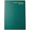 5 Star A4 Academic Diary, Day Per Page, Green, 2025-2026