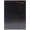 5 Star Academic Diary Day Per Page A5 Black 2026-2027
