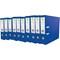 Q-Connect A4 Lever Arch Files, 70mm Spine, Plastic, Blue, Pack of 10