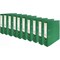 Q-Connect A4 Lever Arch Files, 70mm Spine, Plastic, Green, Pack of 10