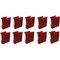Q-Connect Foolscap Lever Arch Files, 70mm Spine, Plastic, Red, Pack of 10